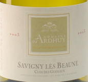 達(dá)哈瑞酒莊高稻（薩維尼村）干白葡萄酒(Domaine d'Ardhuy Clos Des Godeaux Blanc, Savigny-Les-Beaune, France)