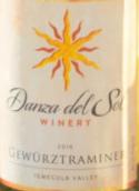 舞陽酒莊瓊瑤漿甜白葡萄酒(Danza Del Sol Winery Gewurztraminer, Temecula Valley, USA)