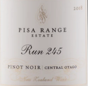 比薩谷酒莊魯恩245黑皮諾干紅葡萄酒(Pisa Range Estate Run 245 Pinot Noir, Central Otago, New Zealand)