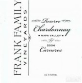 弗蘭克家族珍藏霞多麗干白葡萄酒(Frank Family Vineyards Lewis Vineyard Reserve Chardonnay, Carneros, USA)