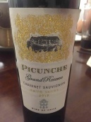 碧春哲酒莊特級(jí)珍藏赤霞珠紅葡萄酒(Picunche Grand Reserve Cabernet Sauvignon, Maipo Valley, Chile)