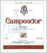 馬丁內(nèi)茲·拉庫埃斯塔酒莊坎佩多爾珍藏紅葡萄酒(Martinez Lacuesta Campeador Reserva, Rioja DOCa, Spain)