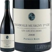 里翁香波-慕西尼一級(jí)園格恩奇紅葡萄酒(Domaine Michele et Patrice Rion Les Gruenchers, Chambolle-Musigny Premier Cru, France)