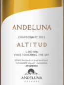 安第麓納海拔系列霞多麗干白葡萄酒(Andeluna Cellars Altitud Chardonnay, Mendoza, Argentina)