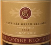 帕格巴尔科姆园1B黑皮诺干红葡萄酒(Patricia Green Cellars Balcombe Vineyard Block 1B Pinot Noir, Willamette Valley, USA)