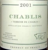 Verget Chablis Terroir de Chablis, Burgundy, France