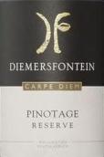 黛瑪斯芳婷日常皮諾塔吉珍藏干紅葡萄酒(Diemersfontein Carpe Diem Pinotage Reserve, Wellington, South Africa)