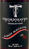 荊棘港酒莊莫尼耶皮諾干紅葡萄酒(Thornhaven Estates Winery Pinot Meunier, Okanagan Valley, Canada)