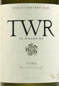 太陽屋酒莊5182單一園托魯白葡萄酒(Te Whare Ra Toru Single Vineyard 5182, Marlborough, New Zealand)