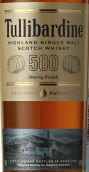 圖里巴丁500升雪莉桶陳蘇格蘭單一麥芽威士忌(Tullibardine 500 Sherry Finish Single Malt Scotch Whisky, Highlands, UK)