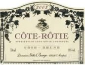 Gilles Barge Cote Rotie Brune, Rhone, France