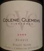 科林·克萊門珍藏黑皮諾干紅葡萄酒(Colene Clemens Vineyards Reserve Pinot Noir, Chehalem Mountains, USA)