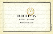 法令霞多麗干白葡萄酒(Edict Chardonnay, Sonoma County, USA)