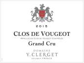 伊萬·克勒蓋特酒莊（伏舊特級園）紅葡萄酒(Domaine Yvon Clerget Clos Vougeot Grand Cru, Cote de Nuits, France)