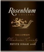 羅森布拉姆牛仔小西拉干紅葡萄酒(Rosenblum Cellars The Cowboy Petite Sirah, Mendocino County, USA)