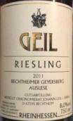 Geil Riesling, Rheinhessen, Germany