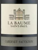 波姆酒莊赤霞珠紅葡萄酒(Domaine de la Baume Cabernet Sauvignon, Saint-Paul, France)