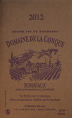 嘉納酒莊海螺領(lǐng)地干紅葡萄酒(Chateau la Ganne Domaine De La Conque, Bordeaux, France)