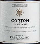 帕緹亞父子酒莊（科爾登特級園）紅葡萄酒(Patriarche Pere & Fils, Corton Grand Cru, France)