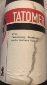 塔托梅爾范登堡雷司令白葡萄酒(Tatomer Vandenberg Riesling, Santa Barbara County, USA)