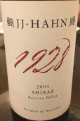 漢恩酒莊1928西拉紅葡萄酒(JJ Hahn 1928 Shiraz, Barrossa Valley, Australia)