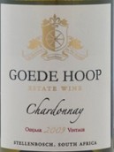 歌德環(huán)霞多麗干白葡萄酒(Goede Hoop Estate Chardonnay, Stellenbosch, South Africa)