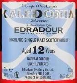 埃德拉多爾12年單一麥芽蘇格蘭威士忌(Edradour Caledonia Selection Aged 12 Years Single Malt Scotch Whisky, Highlands, UK)