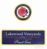 萊克伍德灰皮諾干白葡萄酒(Lakewood Vineyards Pinot Gris, Finger Lakes, USA)