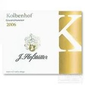 J. 霍夫塔特酒莊科爾本霍夫瓊瑤漿白葡萄酒(J. Hofstatter Kolbenhof Gewurztraminer Alto Adige, Trentino-Alto Adige, Italy)