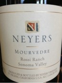 耐爾斯酒莊羅西牧場慕合懷特紅葡萄酒(Neyers Vineyards Rossi Ranch Mourvedre, Sonoma Valley, USA)