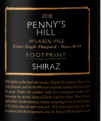 潘尼斯足跡系列西拉紅葡萄酒(Penny's Hill Footprint Shiraz McLaren Vale, Australia)