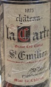 拉卡特酒莊紅葡萄酒(Chateau La Carte, Saint-Emilion Grand Cru, France)