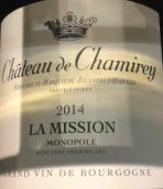 莎迷爾酒莊拉米順單一干白葡萄酒(Chateau de Chamirey La Mission Blanc Monopole, Mercurey Premier Cru, France)