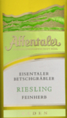 金靈猴酒莊艾森泰勒比卡格勒雷司令半甜白葡萄酒(Affentaler Eisentaler Betschgrabler Riesling Qba, Baden, Germany)