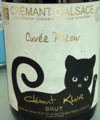 克萊蒙克魯爾黑貓系列干型起泡酒(Clement Klur Cuvee Meow Brut, Cremant d'Alsace, France)