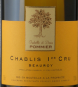 波米耶博若伊（夏布利一級園）干白葡萄酒(Isabelle & Denis Pommier Beauroy, Chablis 1er Cru, France)