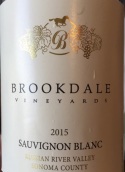 布魯克代爾長(zhǎng)相思干白葡萄酒(Brookdale Vineyards Sauvignon Blanc, Russian River Valley, USA)