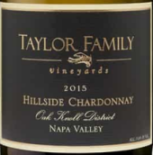 泰勒家族酒莊山坡霞多麗干白葡萄酒(Taylor Family Vineyards Hillside Chardonnay, Oak Knoll District, USA)