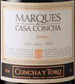 干露侯爵西拉干紅葡萄酒(Concha y Toro Marques de Casa Concha Syrah, Maipo Valley, Chile)