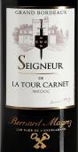 貝爾納·馬格雷莊園拉圖嘉利貴族紅葡萄酒(Bernard Magrez Seigneurs de La Tour Carnet, Medoc, France)