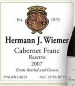 赫爾曼品麗珠干紅葡萄酒(Hermann J. Wiemer Reserve Cabernet Franc, Finger Lakes, USA)