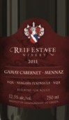 瑞芙黑佳美-赤霞珠半干紅葡萄酒(Reif Estate Winery Gamay Cabernet - Mennaz, Niagara River, Canada)