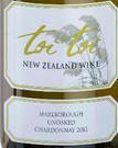 泰太霞多麗干白葡萄酒（未經(jīng)橡木桶）(Toi Toi Unoaked Chardonnay, Marlborough, New Zealand)