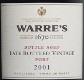 辛明頓家族華萊仕遲裝瓶年份波特酒(Symington Family Warre's Late Bottled Vintage Port, Douro, Portugal)