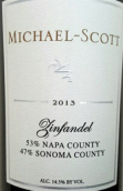 邁克爾·斯科特仙粉黛干紅葡萄酒(Michael-Scott Zinfandel, California, USA)