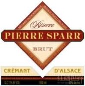 Domaine Pierre Sparr Cremant d'Alsace Brut Reserve, Alsace, France