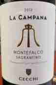 奇跡酒莊鐘聲蒙特法科薩格蘭蒂諾紅葡萄酒(Cecchi La Campana Montefalco Sagrantino DOCG, Umbria, Italy)