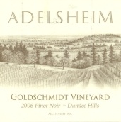 愛德森戈爾德施米特園黑皮諾干紅葡萄酒(Adelsheim Goldschmidt Vineyard Pinot Noir, Yamhill County, USA)