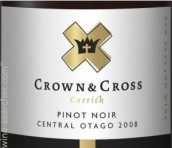 凱瑞克班諾克皇冠十字黑皮諾干紅葡萄酒(Carrick Crown & Cross Pinot Noir, Bannockburn, New Zealand)