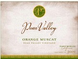 梨花谷麝香白葡萄酒(Pear Valley Orange Muscat, Paso Robles, USA)